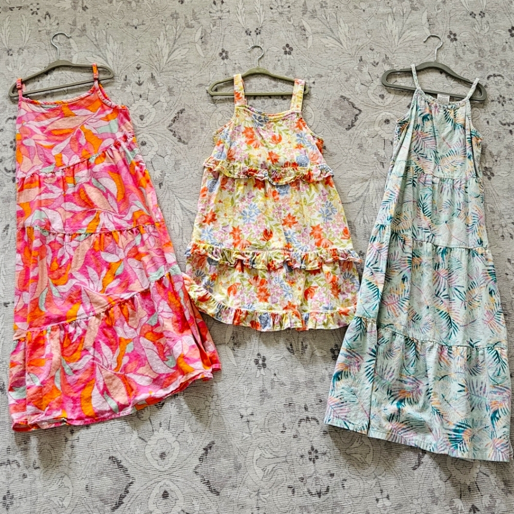 Girls size 7/8 summer dress bundle